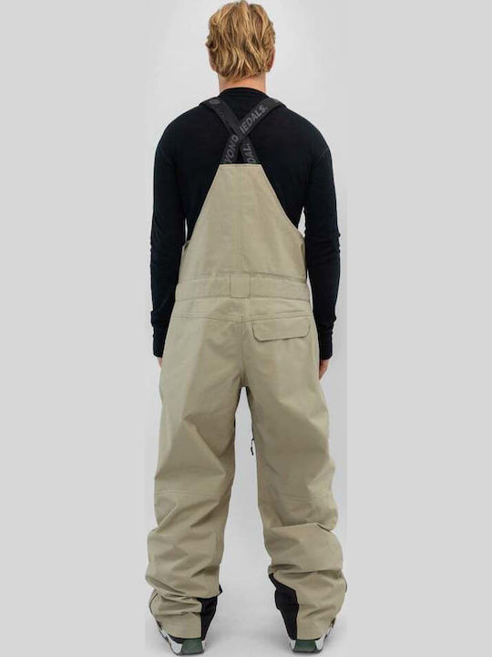 Beyond Medals I-008437-147 Men's Dungarees for Ski & Snowboard Beige
