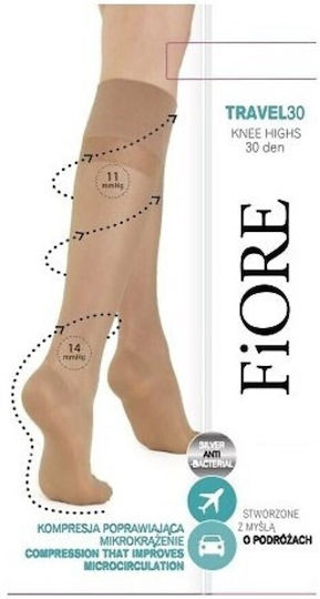 Fiore Socks Calf High Graduated Compression 11-14 mmHg