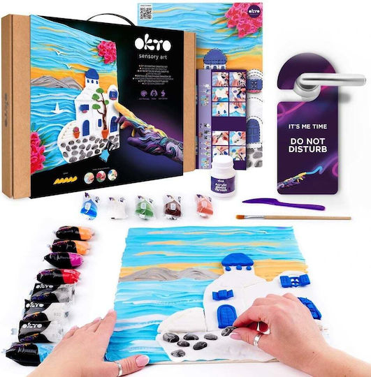 Okto Комплект за Оцветяване Дървен 40x30см 40бр