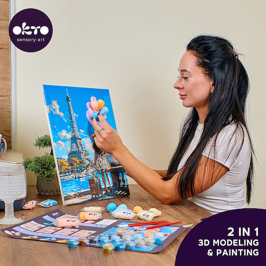 Okto Комплект за Оцветяване Дървен 40x30см