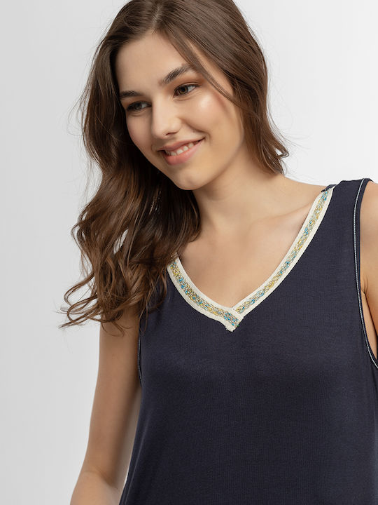 Pen-ky Summer Women's Nightgown Gray