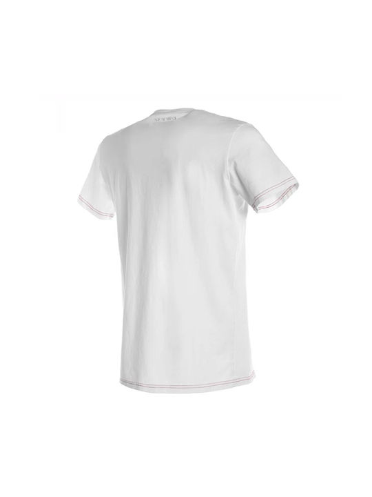 Tricou De Ciclism Pentru Bărbați Cu Mâneci Scurte Alb