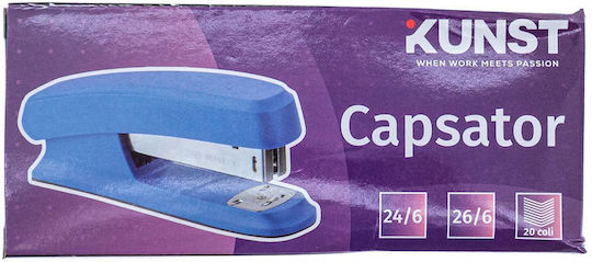 Kunst Heftgerät 24/6 26/6 Blauen