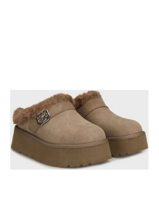 Winter Women's Slippers Green