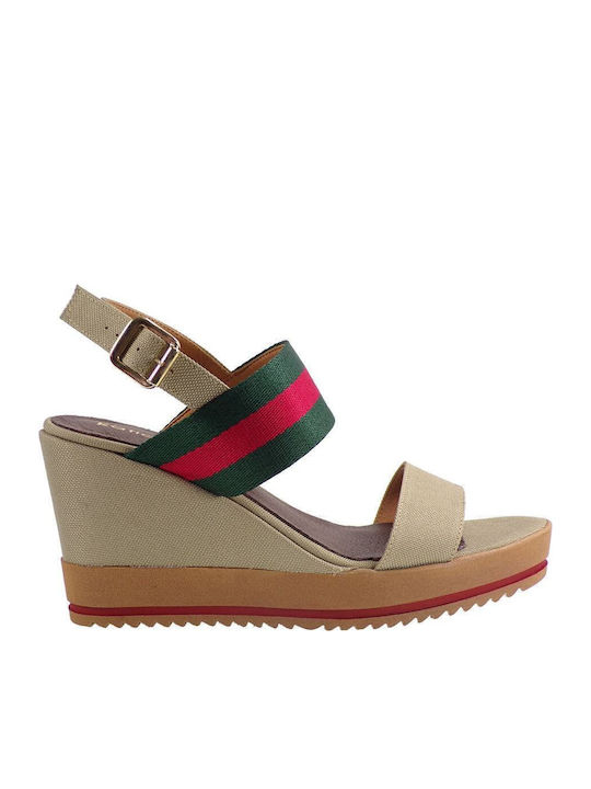 Women's Ankle Strap Platforms Blue