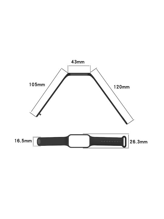 Strap Silicone Beige (Smart Band 8 Active)