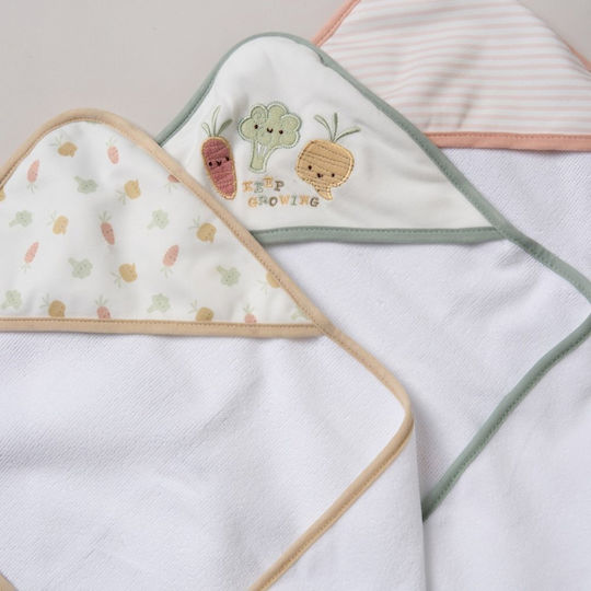 Snuggle Tots Baby Bath Towel Hooded 71x71cm