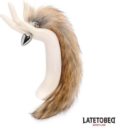 LateToBed Dop Anal Argintie 7cm