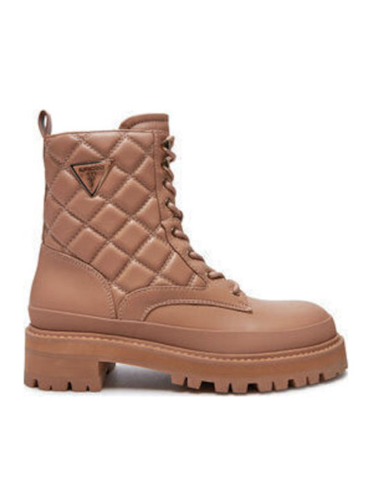 Stiefeletten Damen Beige