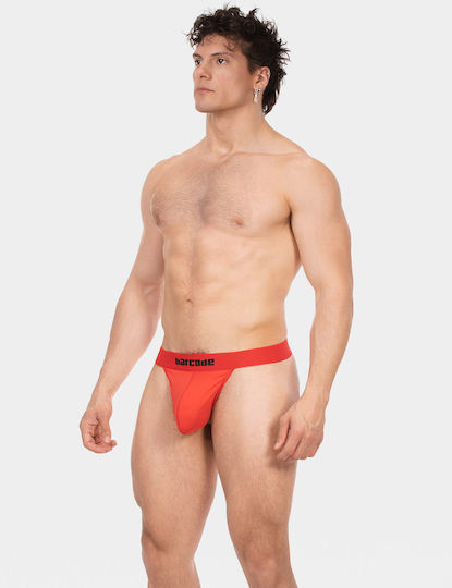 Barcode Berlin Herren Sexy Slip Rot