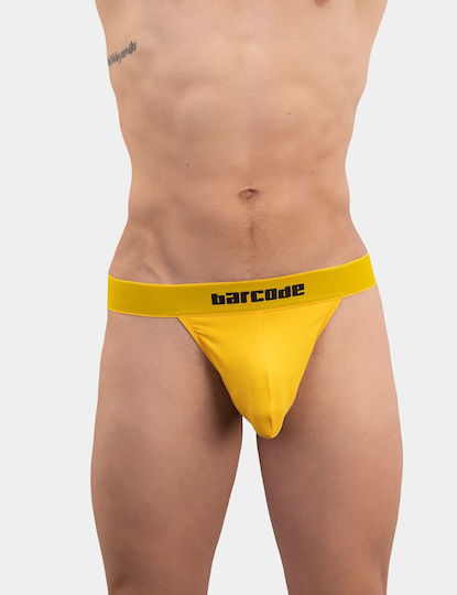 Barcode Berlin Ανδρικό Sexy Slip Κίτρινο