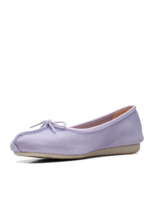 Freckle Ice Wildleder Damen Ballerinas Lila