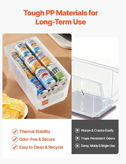 Vevor Plastic Tool Bin Organiser W37.7xD21.5xH18cm