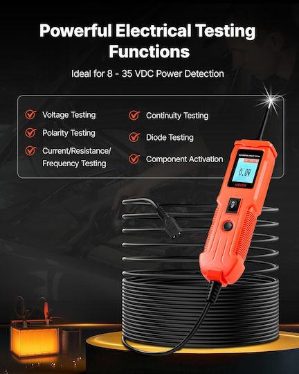 Vevor Voltage Tester DLXQCDLCSYKCO4QL7001V9 DC 65 - 65V