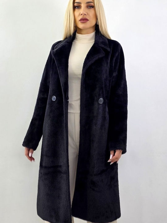 Scurtă Blană de damă Negru