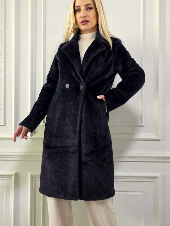 Scurtă Blană de damă Negru