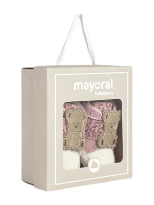 Mayoral Βρεφικά Sneakers Αγκαλιάς Ροζ