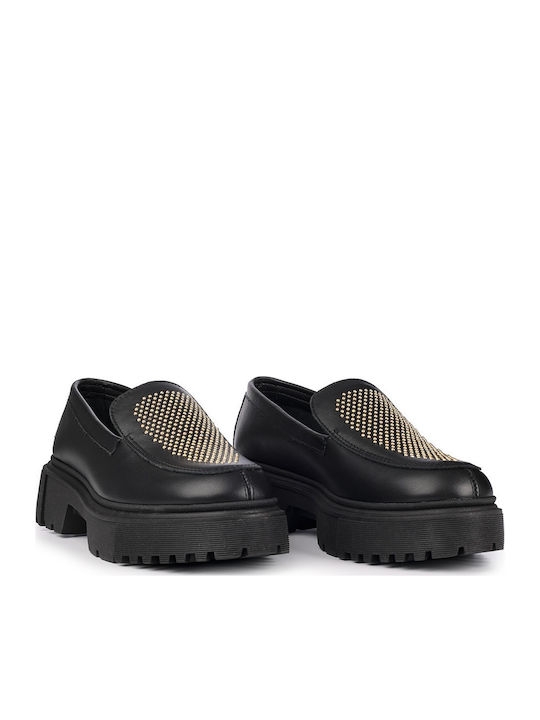 Mocasini dama în culoarea Negru
