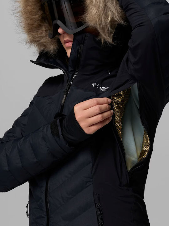 Columbia Bird Mountain Iii Insulated 2085641-011 Frauen Jacke aus für Ski & Snowboard Schwarz