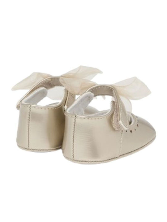 Mayoral Baby Ballerinas Gold