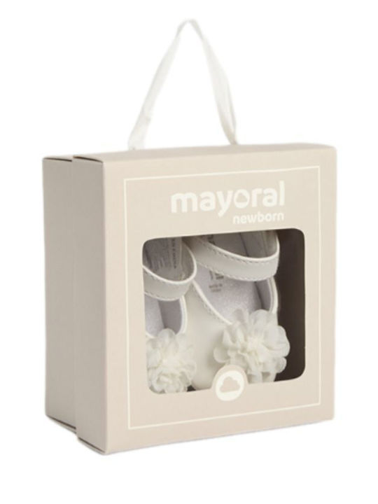 Mayoral Baby Ballerinas White