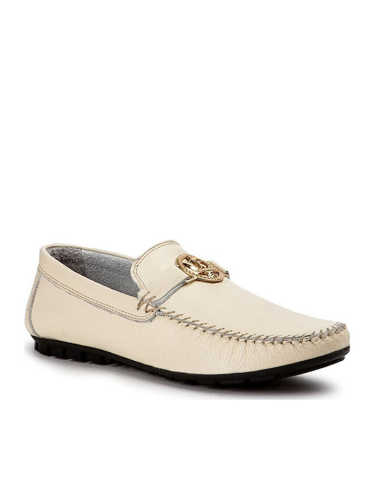 Mocasini barbati in Bej Culori