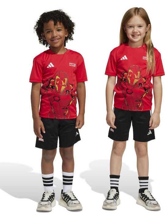 Kinder-Set mit Shorts Sommer 2Stück RED