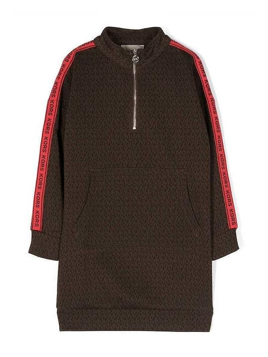 Kinderkleid Langärmelig Braun