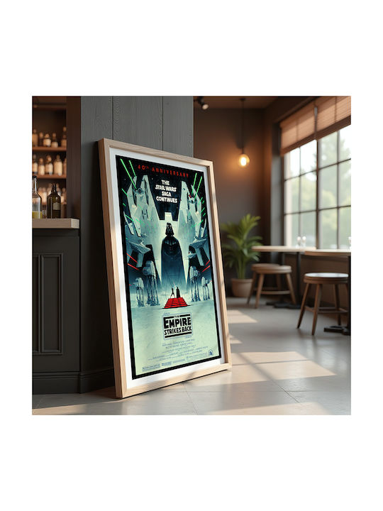 Плакат Star Wars Empire Strikes Back 40-годишнина Mv302 30см x 40см