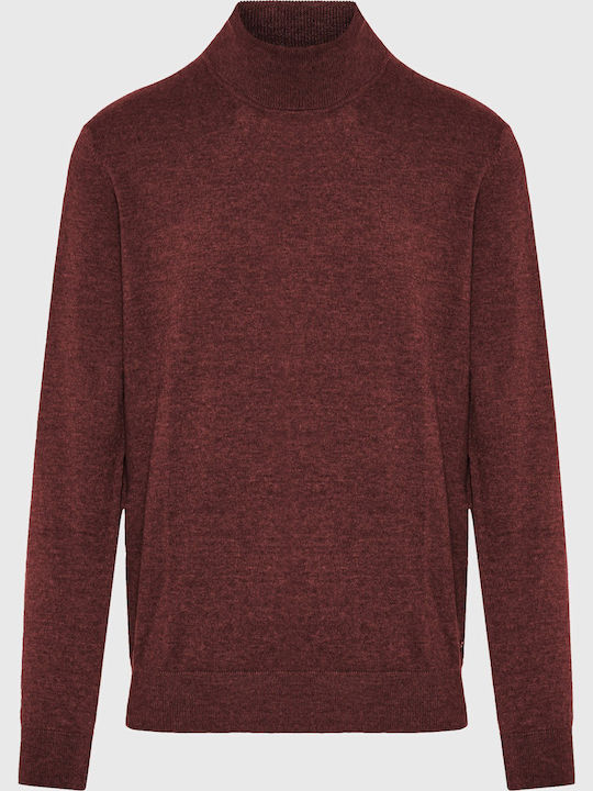 Langarm Burgundischer Pullover