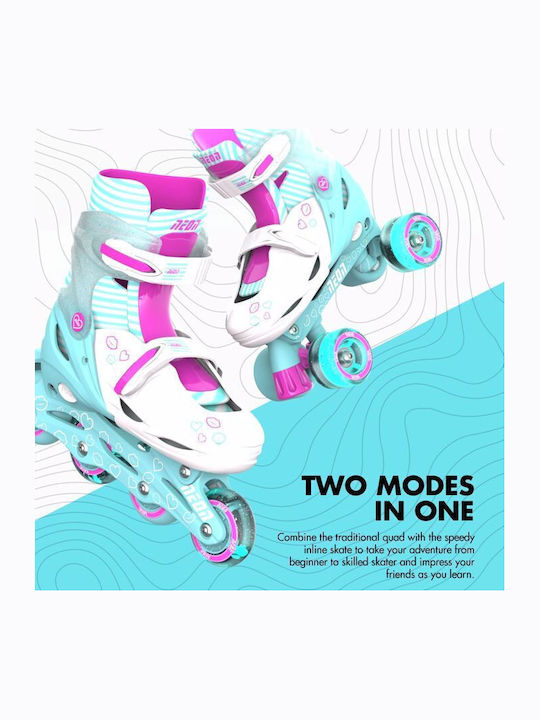 Y Volution Neon Combo Inline / Quad Rollers Πολύχρωμα Παιδικά