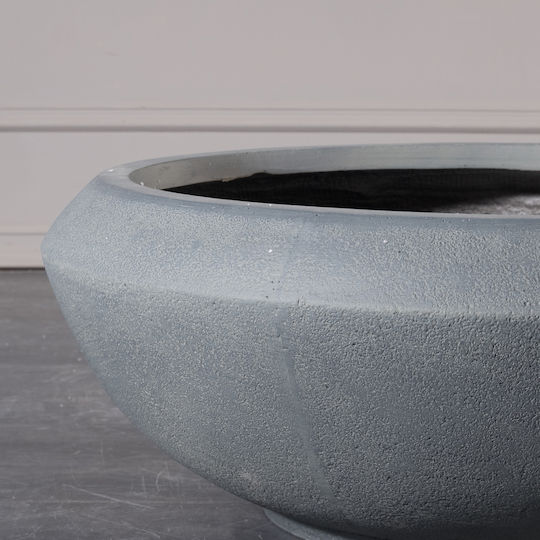 Supergreens Pot Ceramic Grey 43cm.