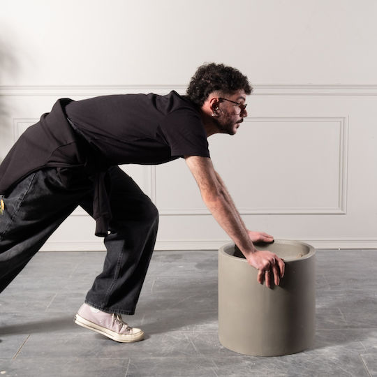 Supergreens Pot Concrete 40x40x38cm.