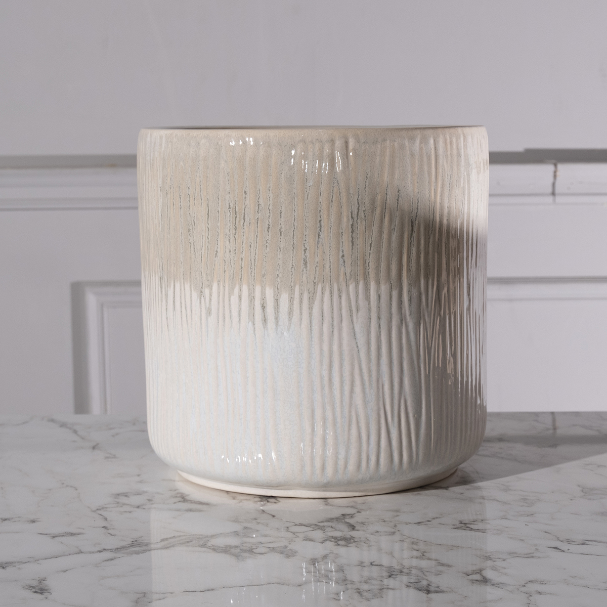 Supergreens Ghiveci Ceramică Bej 29x29εκ. D-6480-8 | Skroutz Romania