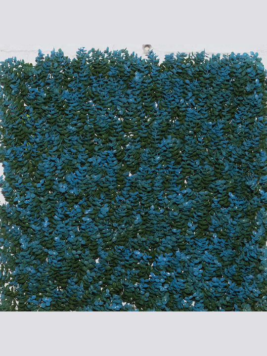 Supergreens Συνθετικό Πάνελ Φυλλωσιάς Moss Heatherstar Μπλε 50x50cm