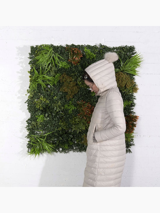 Supergreens Artificial Foliage Panel Boxwood Moss Giardino Green 1x1m Artificial
