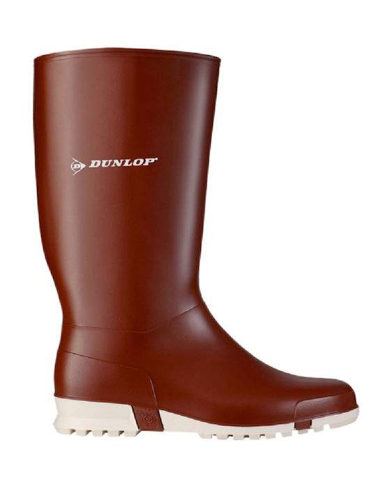 Dunlop Sport Non-Slip Women's Safety Wellies Tibia White