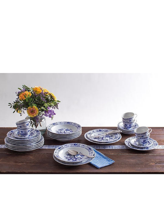 Onion Albastru Porțelan Set de Vase 30buc