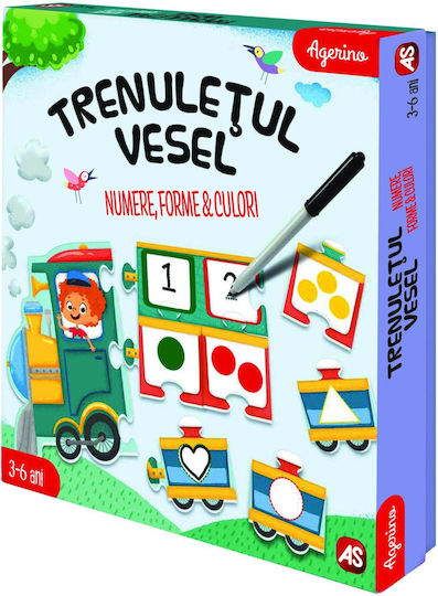 Clementoni Joc Educațional Litere și numere pentru 3-6 Ani