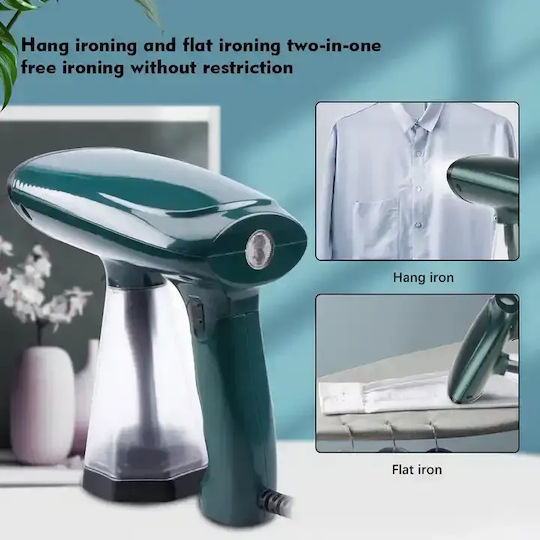 Raf Kleiderdampfer Hand 1600W mit Behälter 200ml Grün
