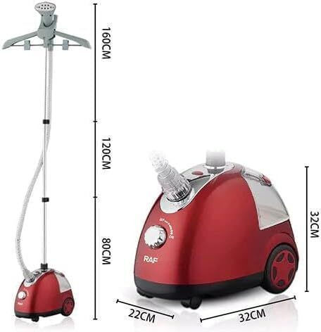 Raf Garment Steamer Floor 1700W with Tank 1.3lt Red