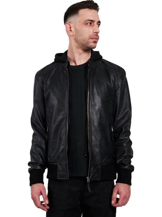 Lederjacke Jacke Black