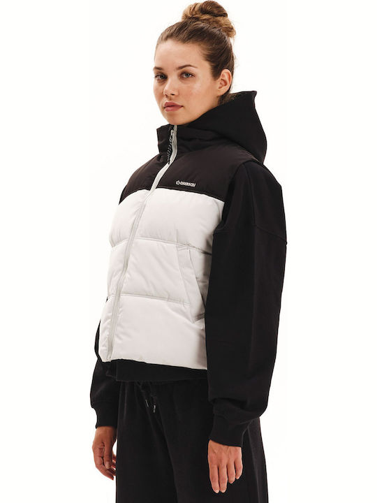 Women's Puffer Jacket for Winter Gray