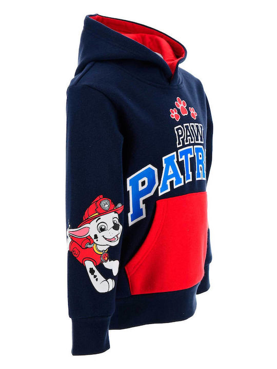 Kinder-Sweatshirt mit Kapuze und Taschen Blue