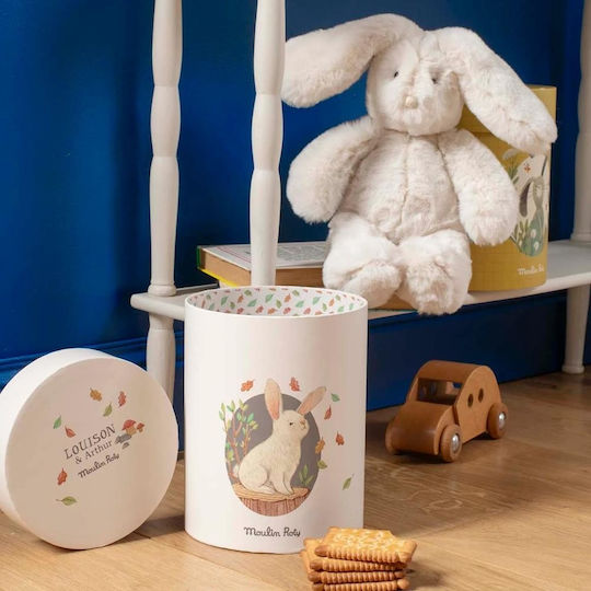 Moulin Roty Λούτρινο Λαγουδάκι για Νεογέννητα 28 εκ.