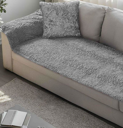 Τριθέσιου Καναπέ Π300xΜ90cm Grey