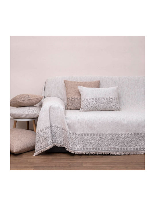 Viopros Ριχτάρι Διθέσιου Καναπέ Chenille 180x240εκ. Ζαχαρί
