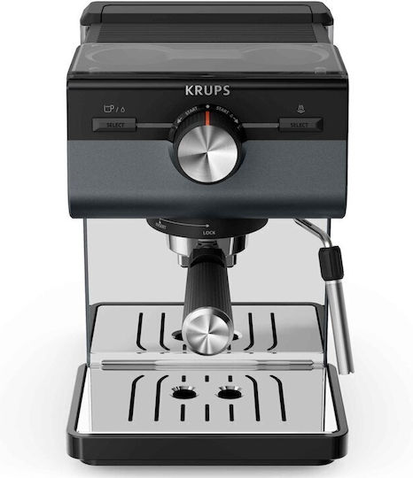 Krups Автентична Еспресо Кафемашина 1140W Налягане 15bar Черна XP384G10