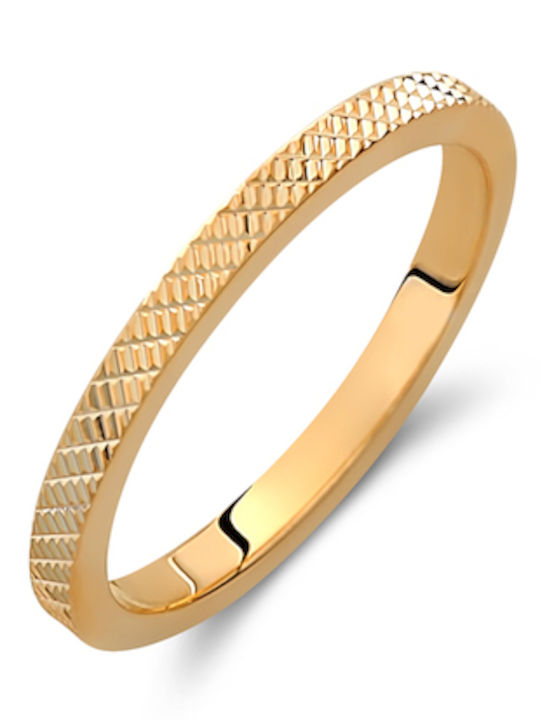 Valauro – Wedding Rings 9K Yellow Gold 2mm Embossed Texture Valauro – Wedding Rings 9K Yellow Gold 2mm Embossed Texture