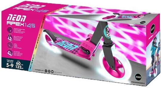 Kinderroller Klappbar Neon 2-Rad Für 5+ Jahre Rosa